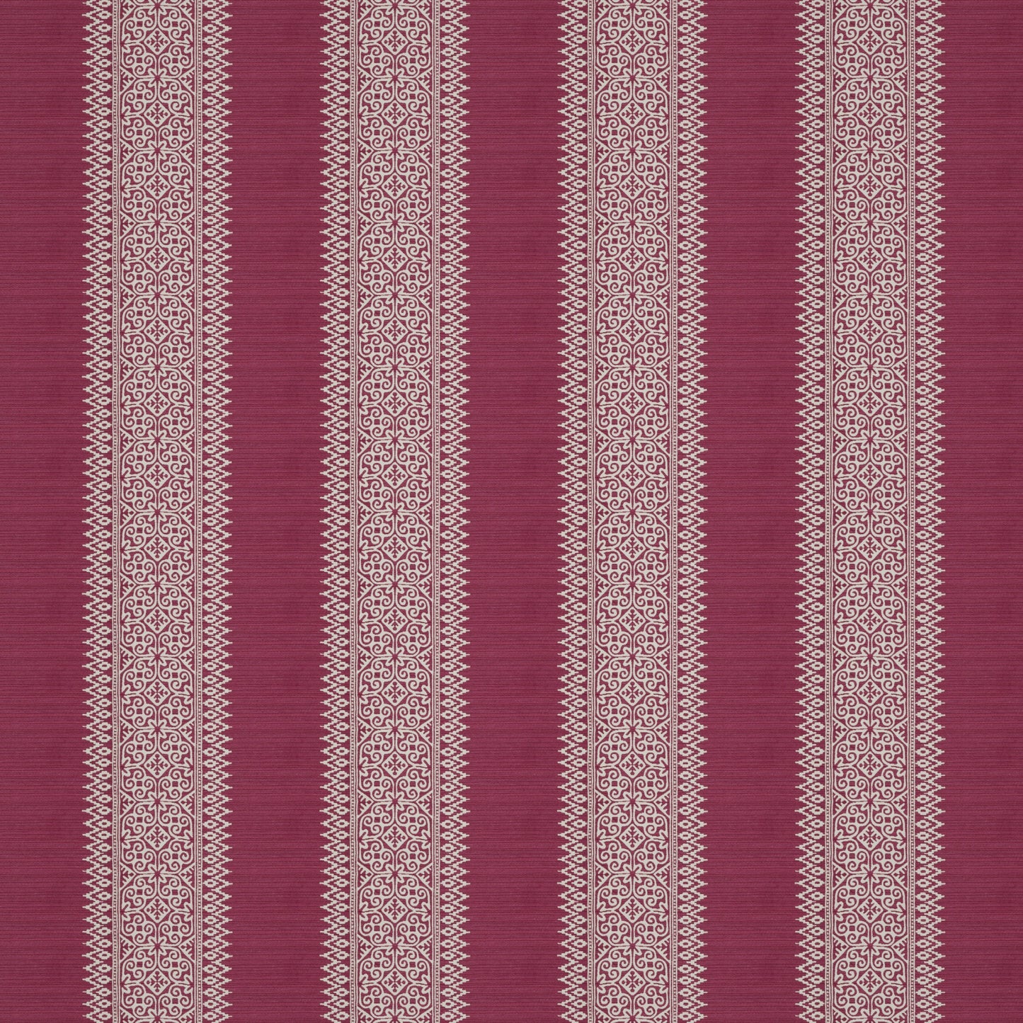 Totem Vertical Stripe Red Fabric