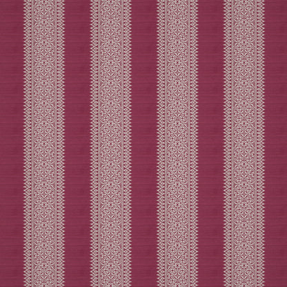 Totem Vertical Stripe Red Fabric