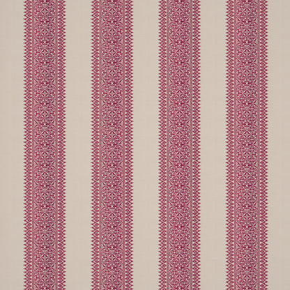 Totem Vertical Stripe Red Fabric