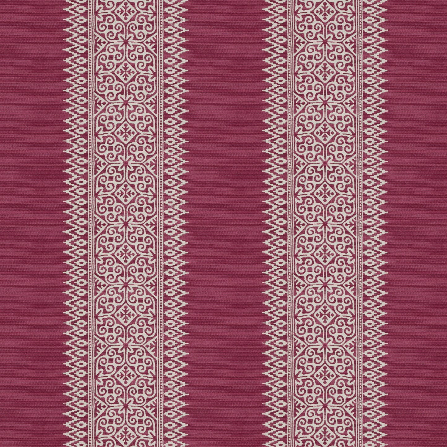 Totem Vertical Stripe Red Fabric