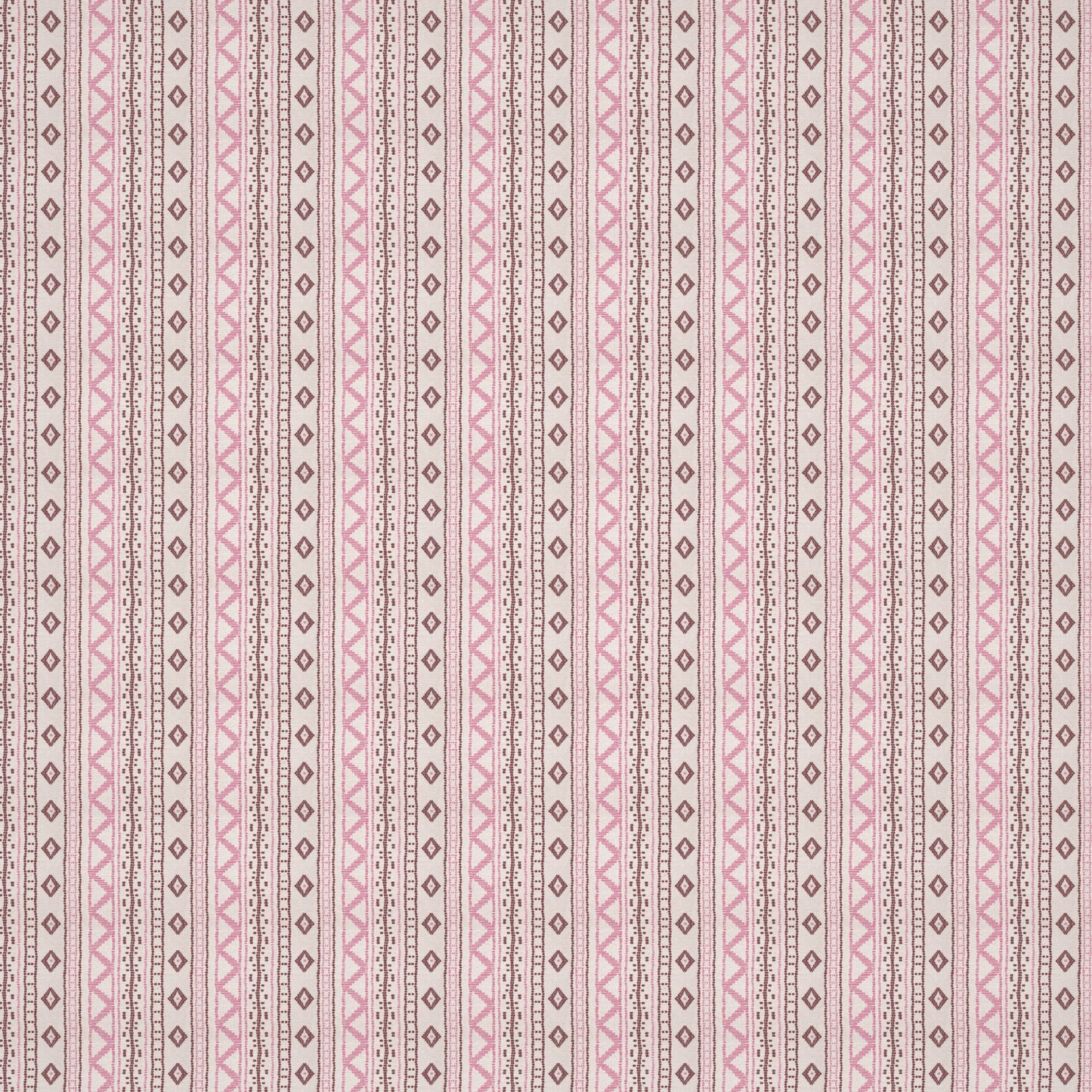 Andean Vertical Stripe Pink Fabric