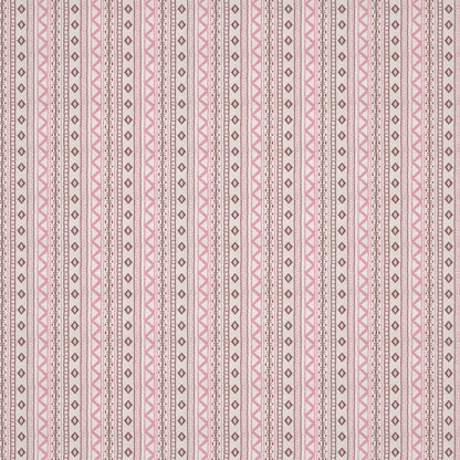 Andean Vertical Stripe Pink Fabric