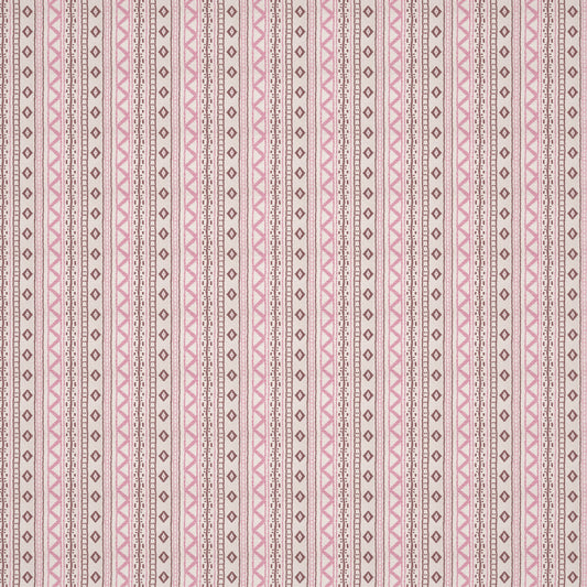 Andean Vertical Stripe Pink Fabric