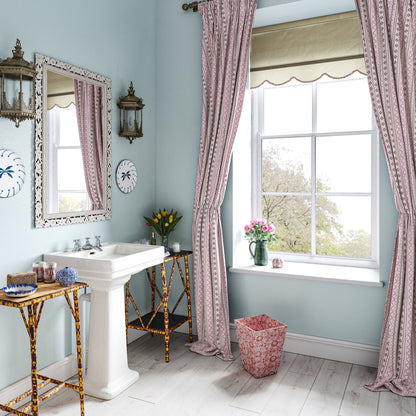 Andean Vertical Stripe Pink Fabric