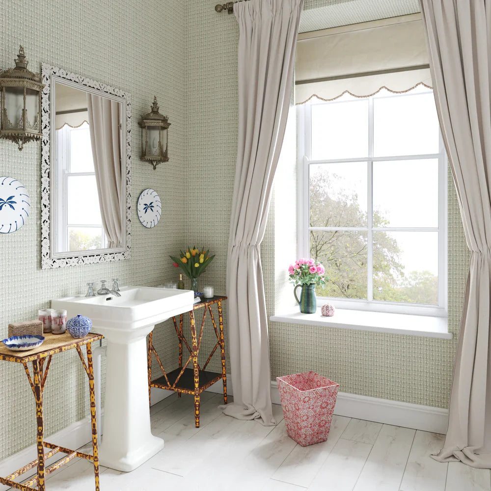 Ashok Duck Egg Wallpaper Roll