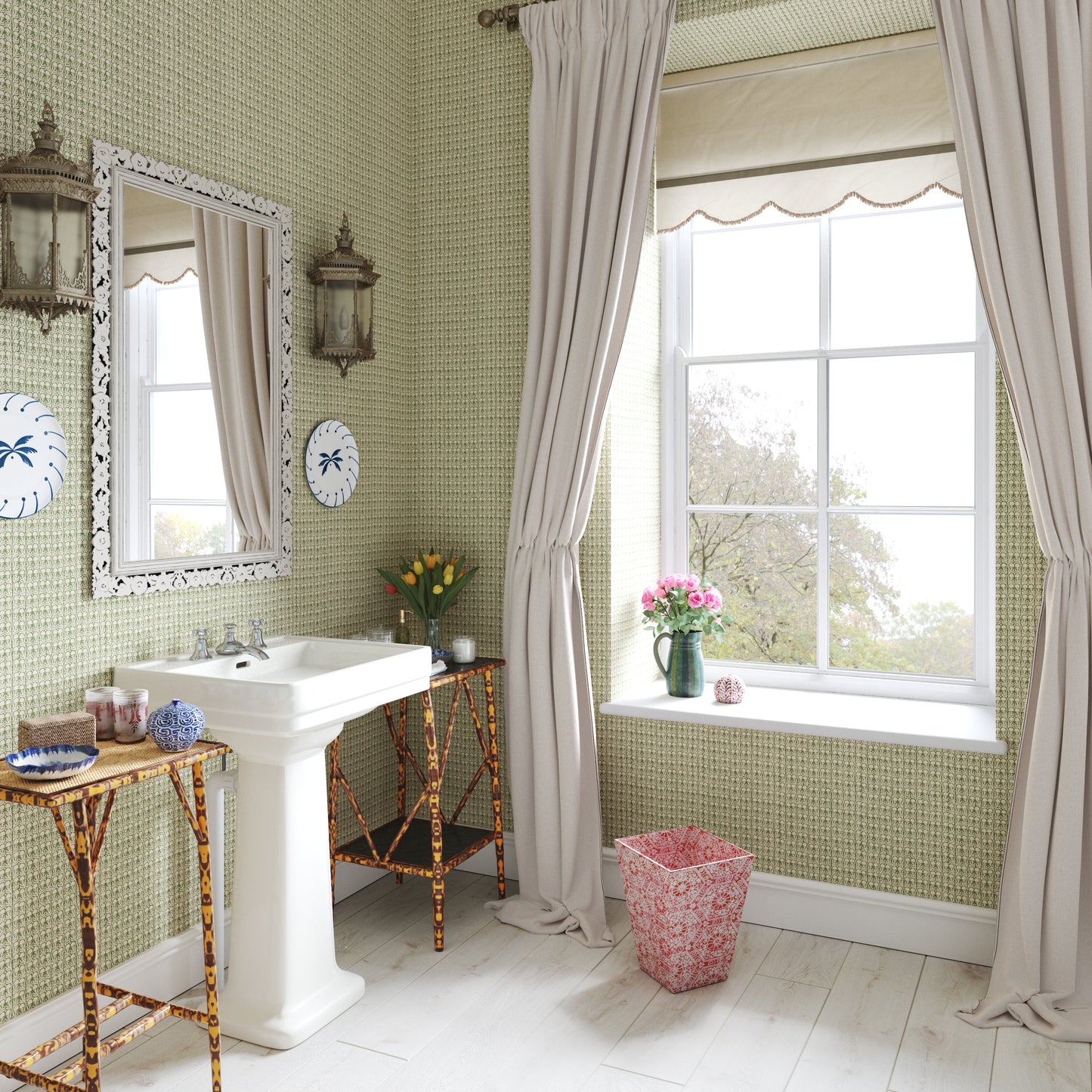 Ashok Green Wallpaper Roll