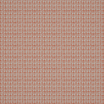 Ashok Orange on Natural Fabric