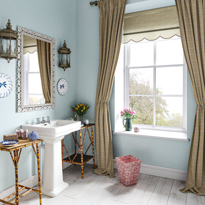 Ashok Yellow on Natural Fabric