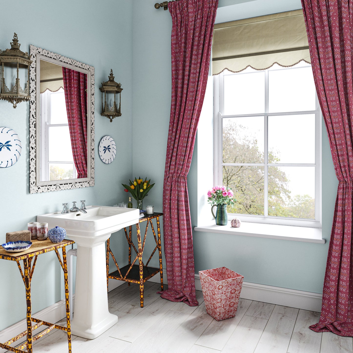 Azteca Stripe Spice Fabric