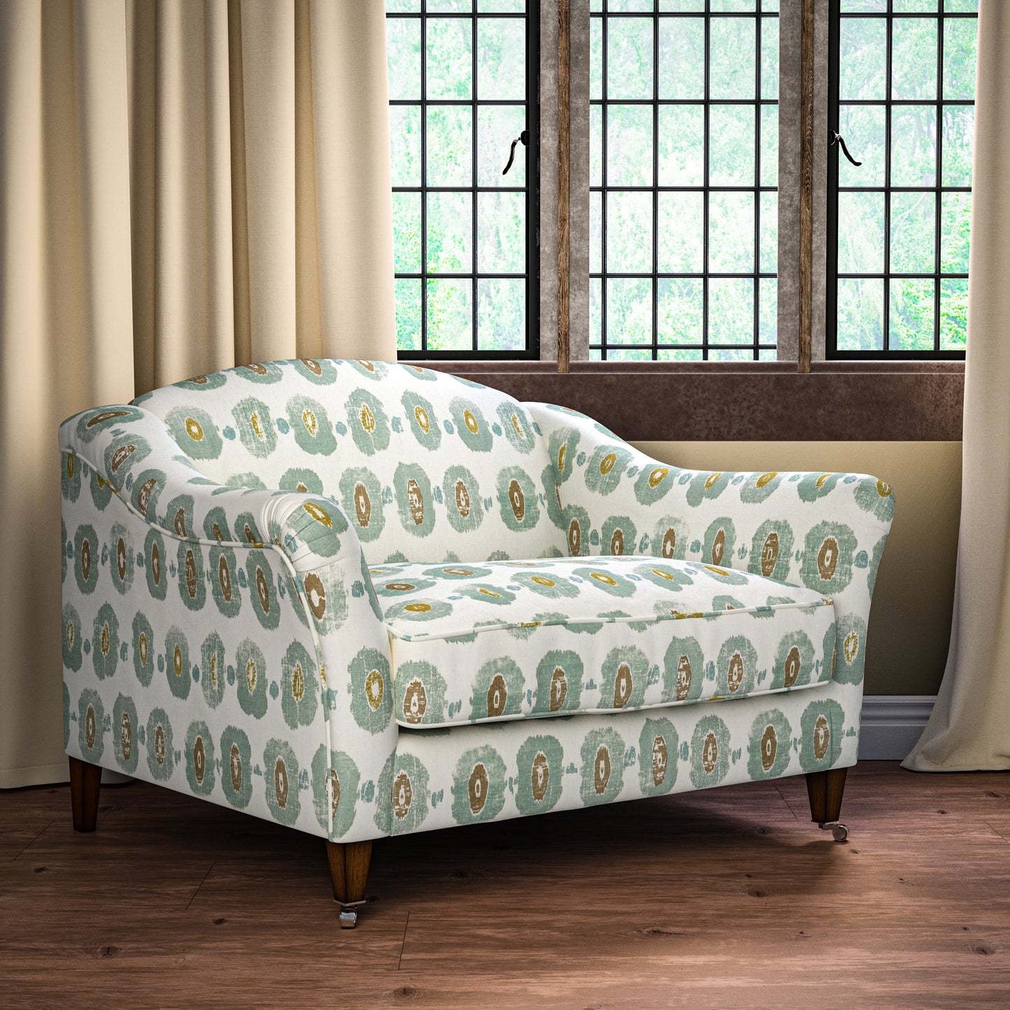 Bolton Blue Fabric