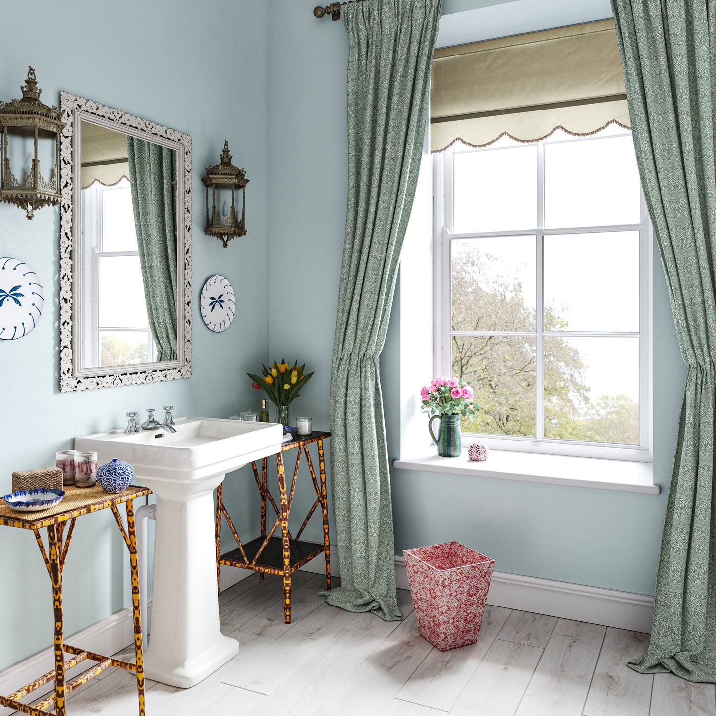 Buriam Sage Fabric