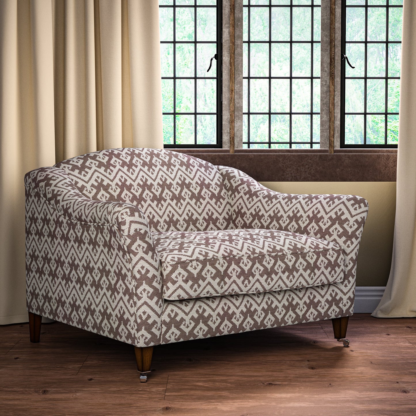Chennai Weave Blackberry Fabric