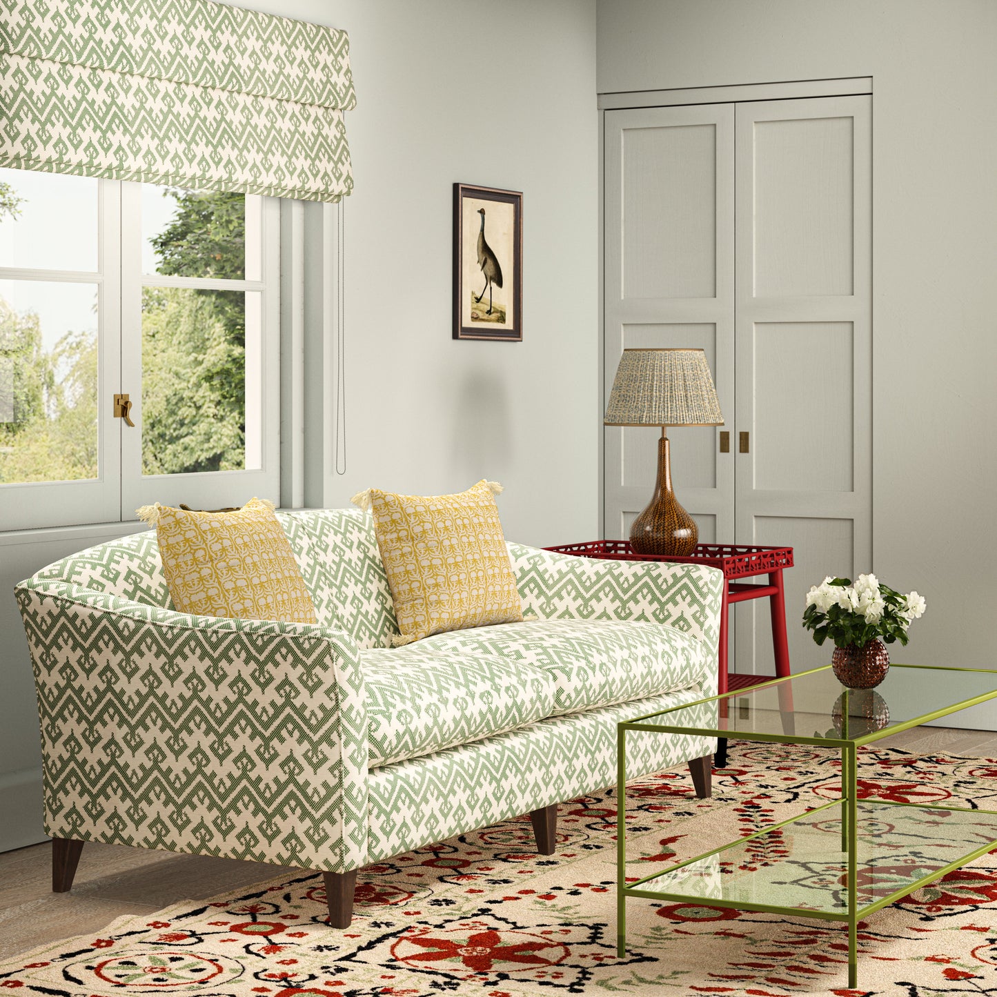 Chennai Weave Sage Fabric