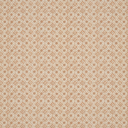 Floral Tile Cinnamon Fabric