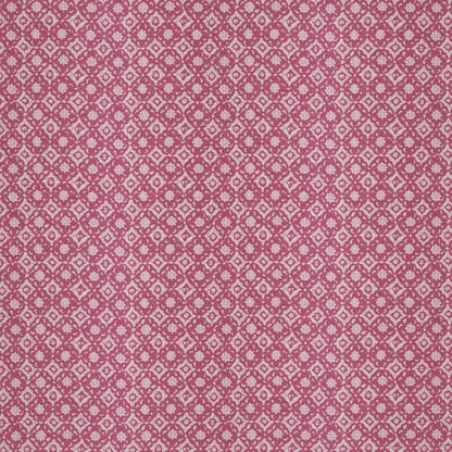 Floral Tile Pink Fabric