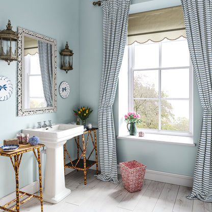 Harriet Stripe Blue Performance Fabric