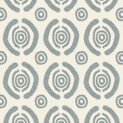 Haveli Blue Wide-Width Wallpaper