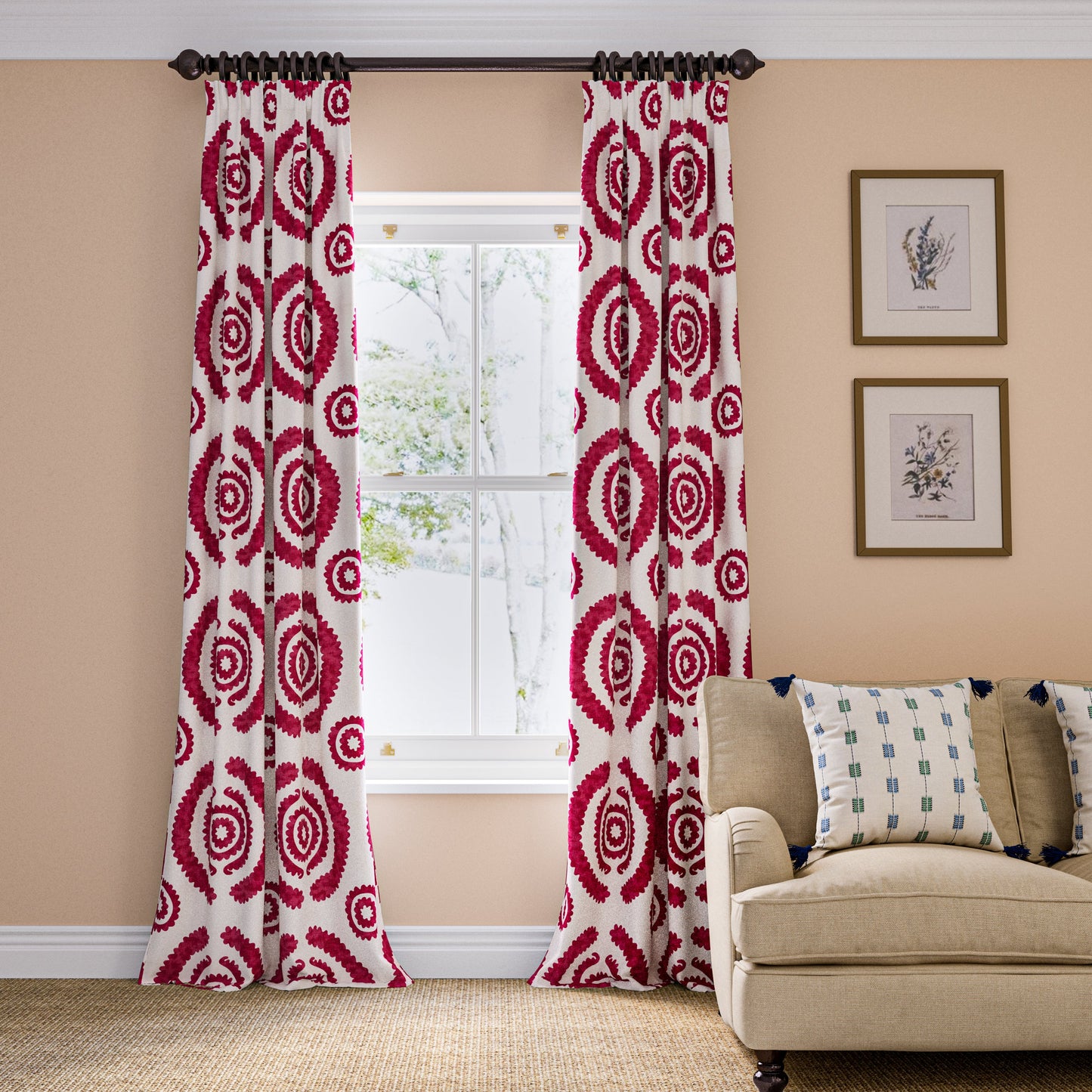 Haveli Red Fabric