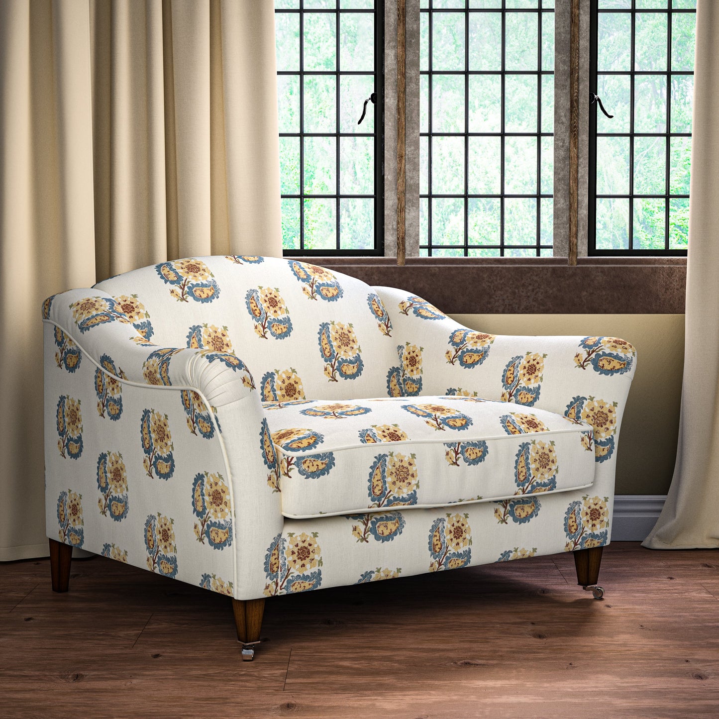Helena Indigo Fabric