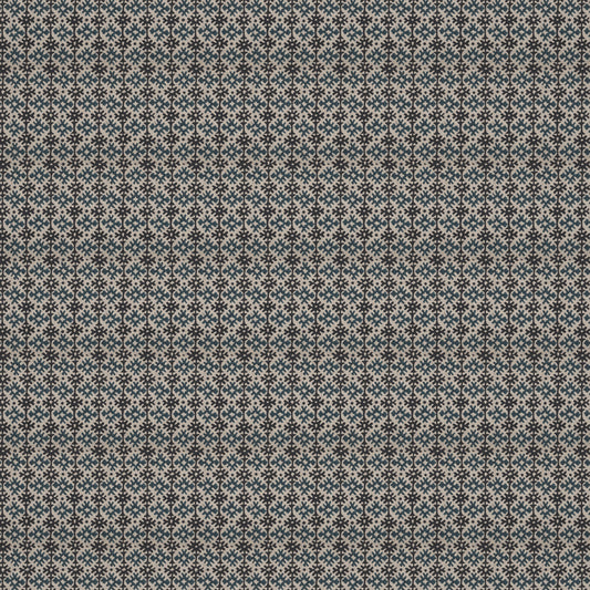 Hemant Blue/Black Fabric