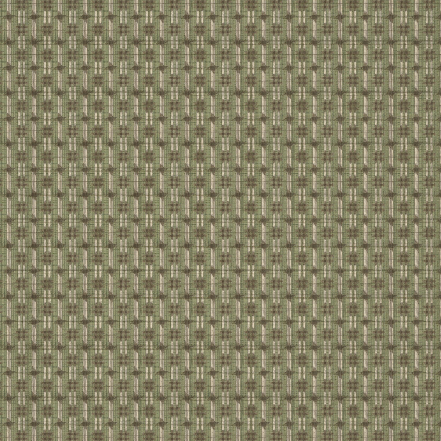 Inca Check Green Fabric