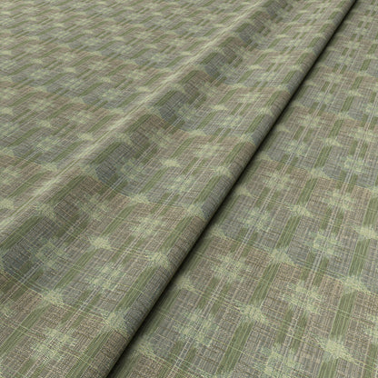 Inca Check Green Fabric