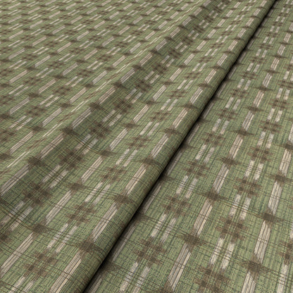 Inca Check Green Fabric