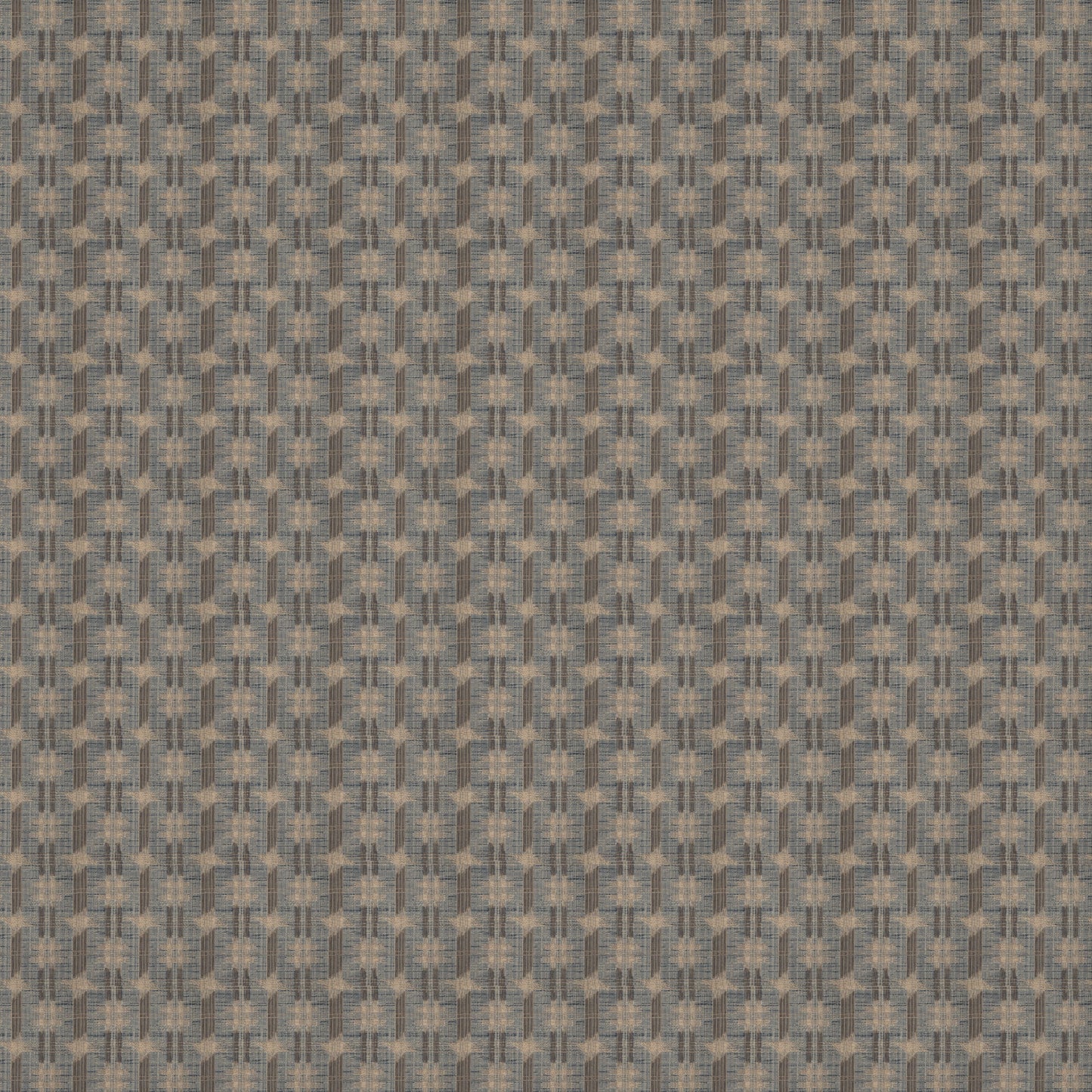 Inca Check Mushroom Fabric