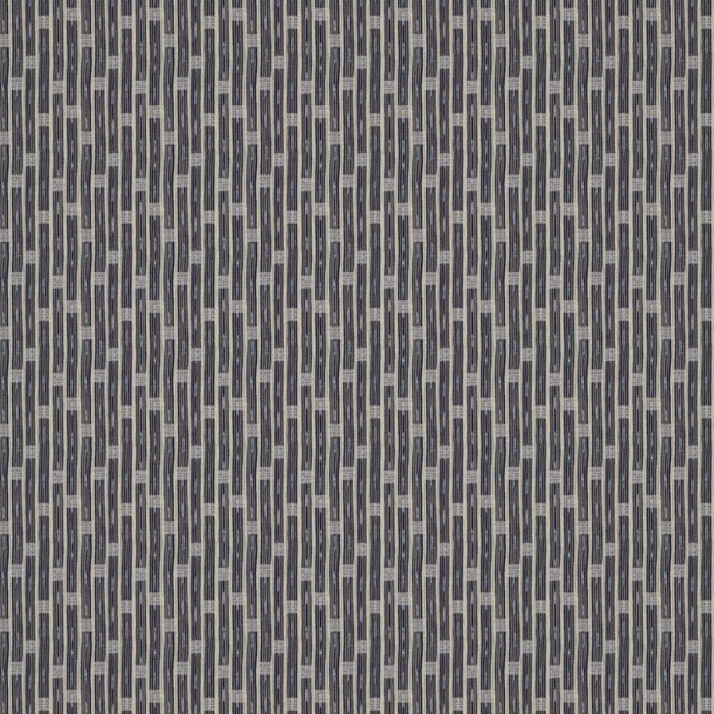 Inca Vertical Stripe Indigo Fabric