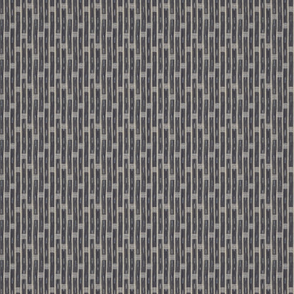 Inca Vertical Stripe Indigo Fabric