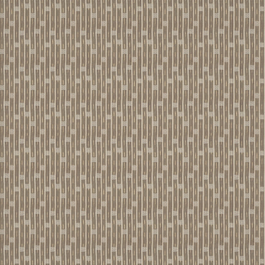 Inca Vertical Stripe Natural Fabric
