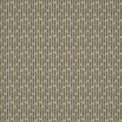 Inca Vertical Stripe Olive/Brown Fabric