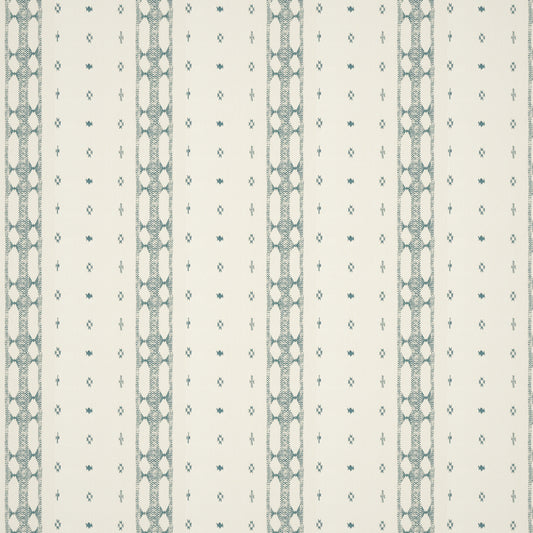 Indira Stripe Petrol Fabric