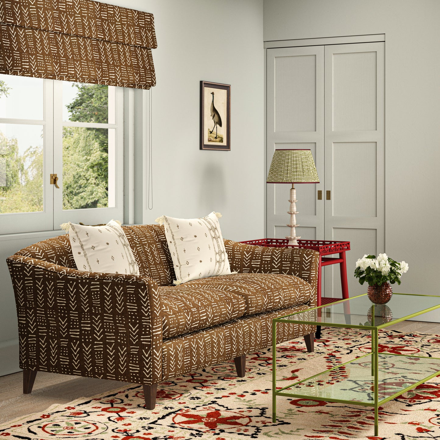 Luma Brown Fabric