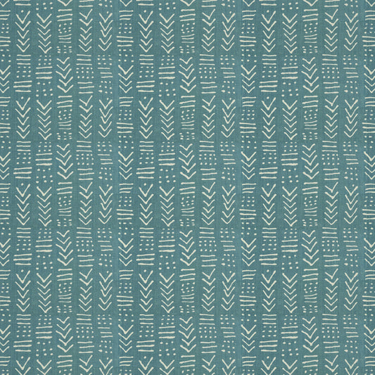 Luma Green Petrol Fabric