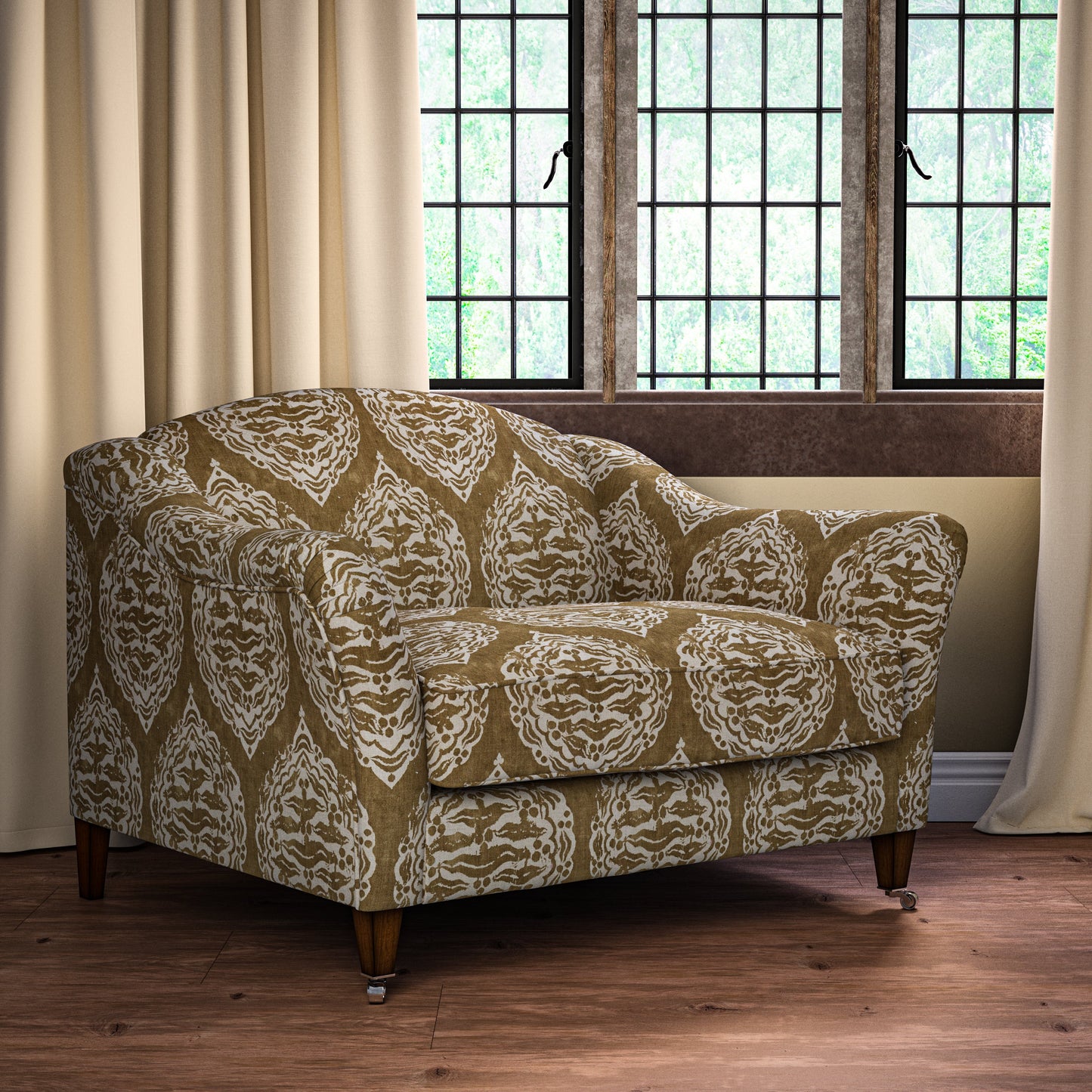 Mander Mustard Fabric
