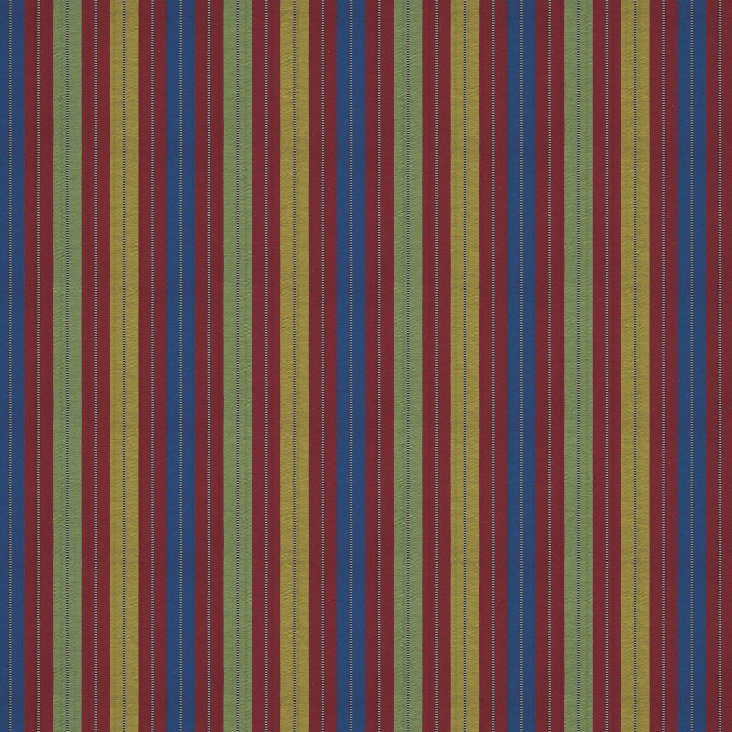 Multicolour Rustic Stripe Fabric