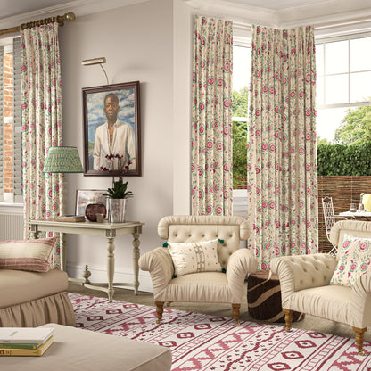 Simla Pink/Green Fabric
