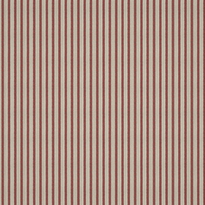 Sketched Stripe Red/Pale Green Fabric