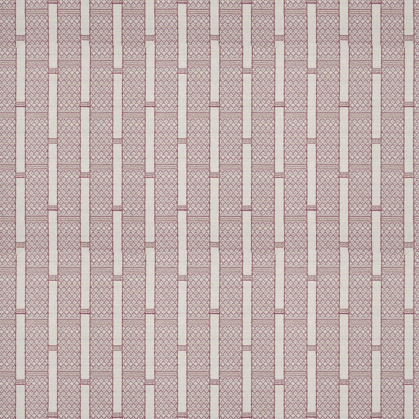 Stripe & Diamonds Cream/Pink Fabric