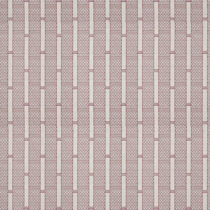Stripe & Diamonds Cream/Pink Fabric