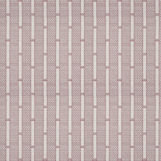 Stripe & Diamonds Cream/Pink Fabric