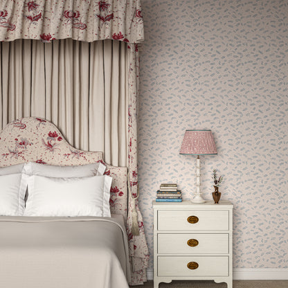 Thistle Flower Pink/Blue Fabric