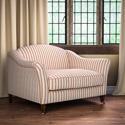 Ticking Stripe Ginger Fabric