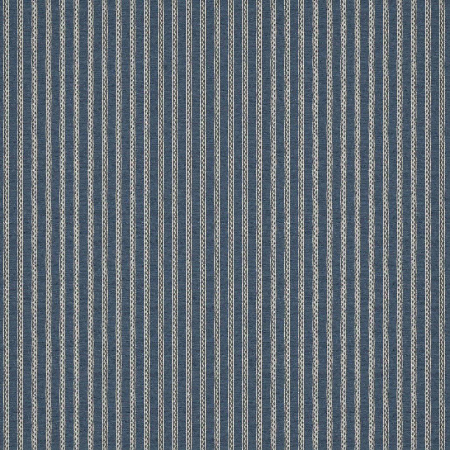 Ticking Stripe Ocean Fabric