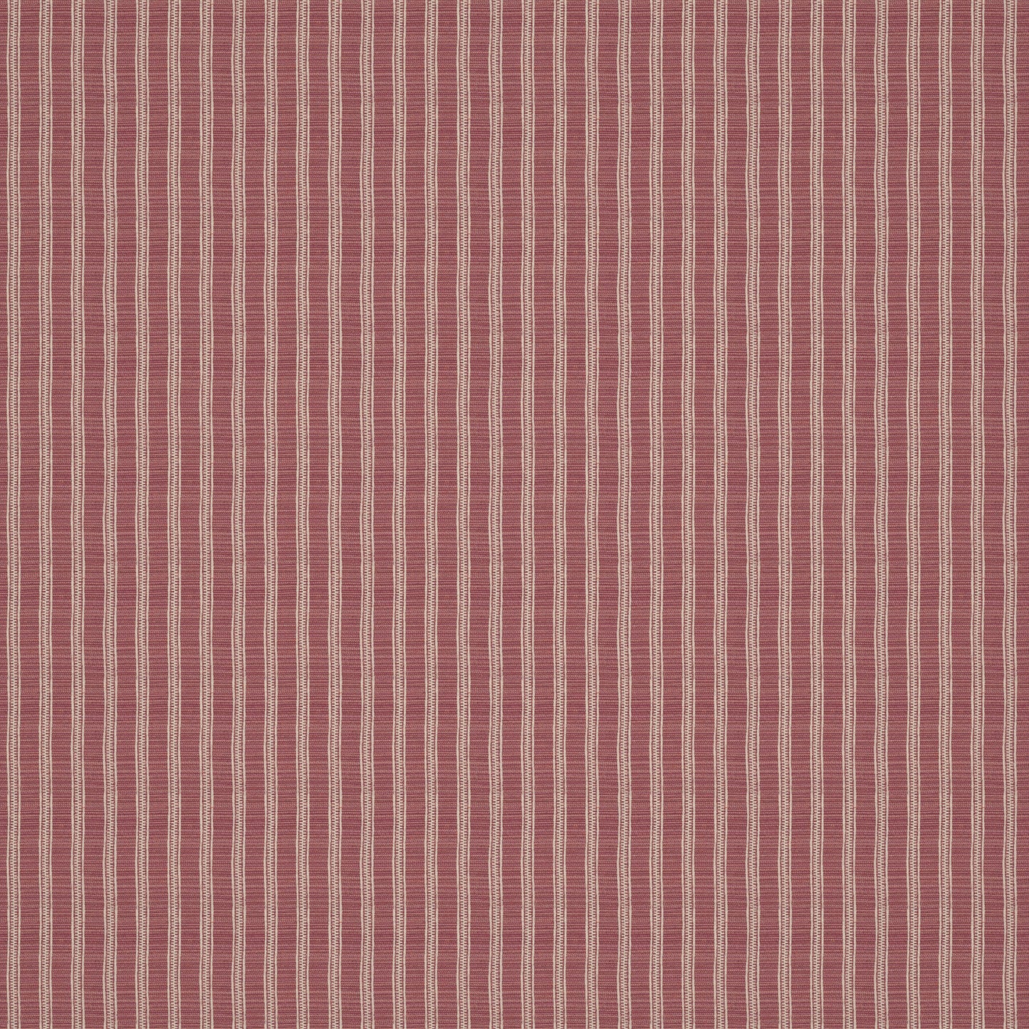 Ticking Stripe Rose Fabric