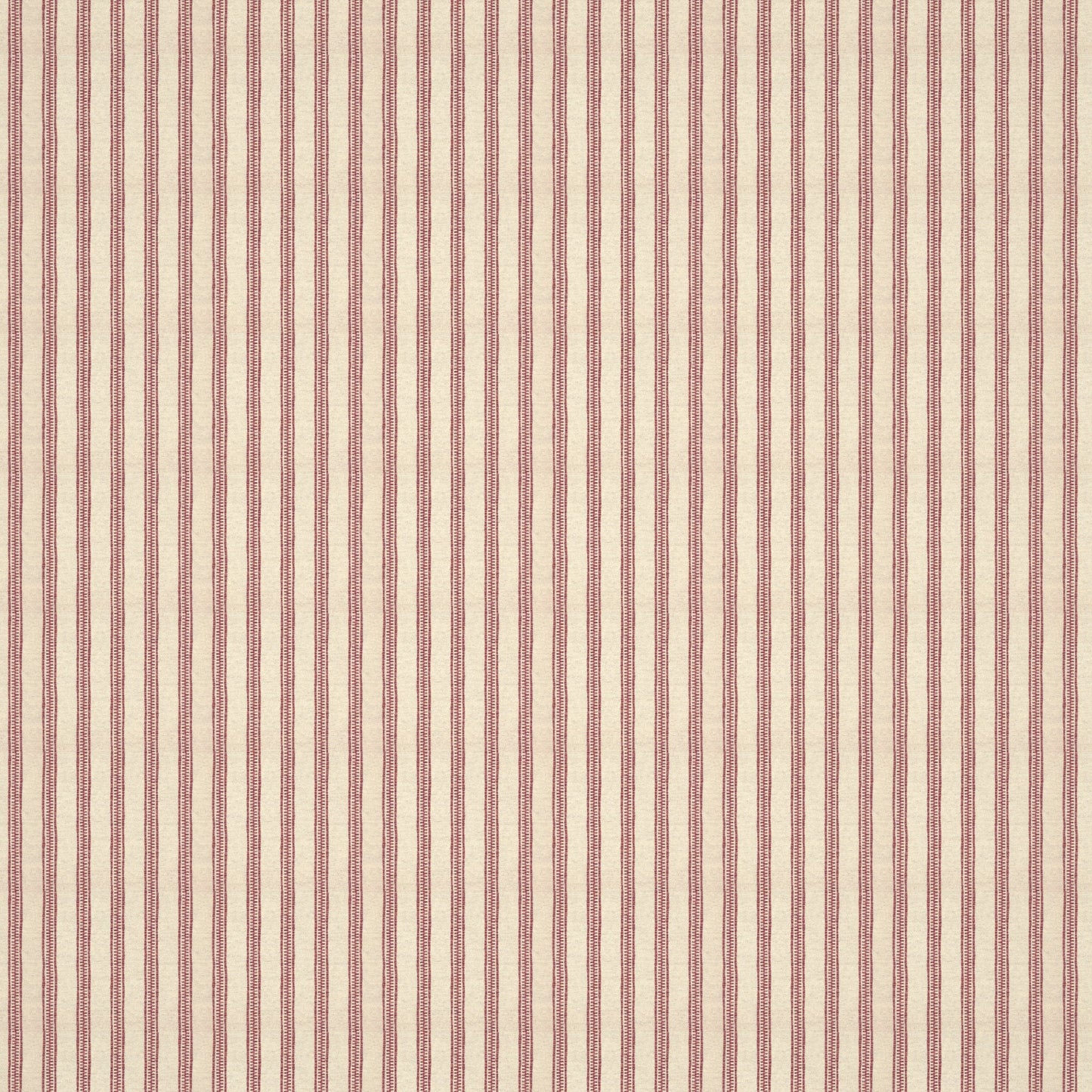 Ticking Stripe Rose Fabric