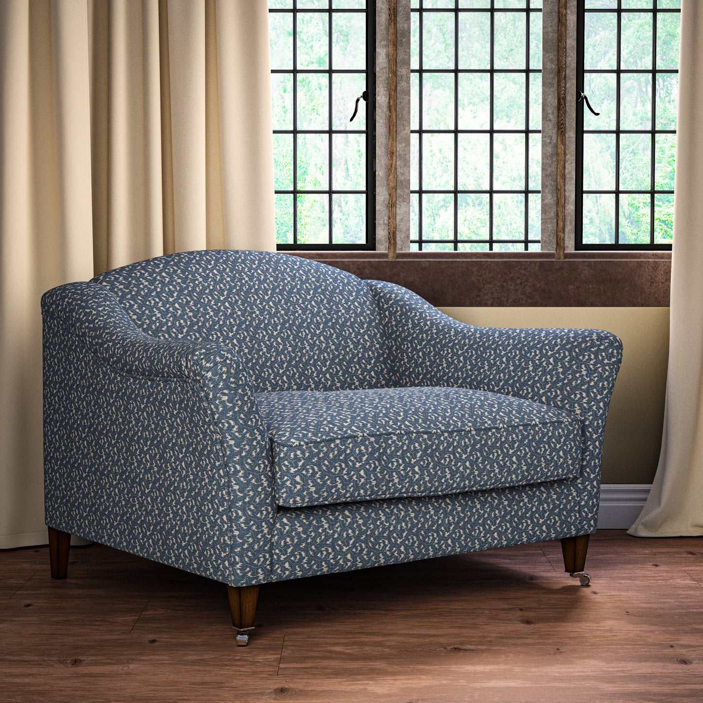 Tulkan Blue Fabric