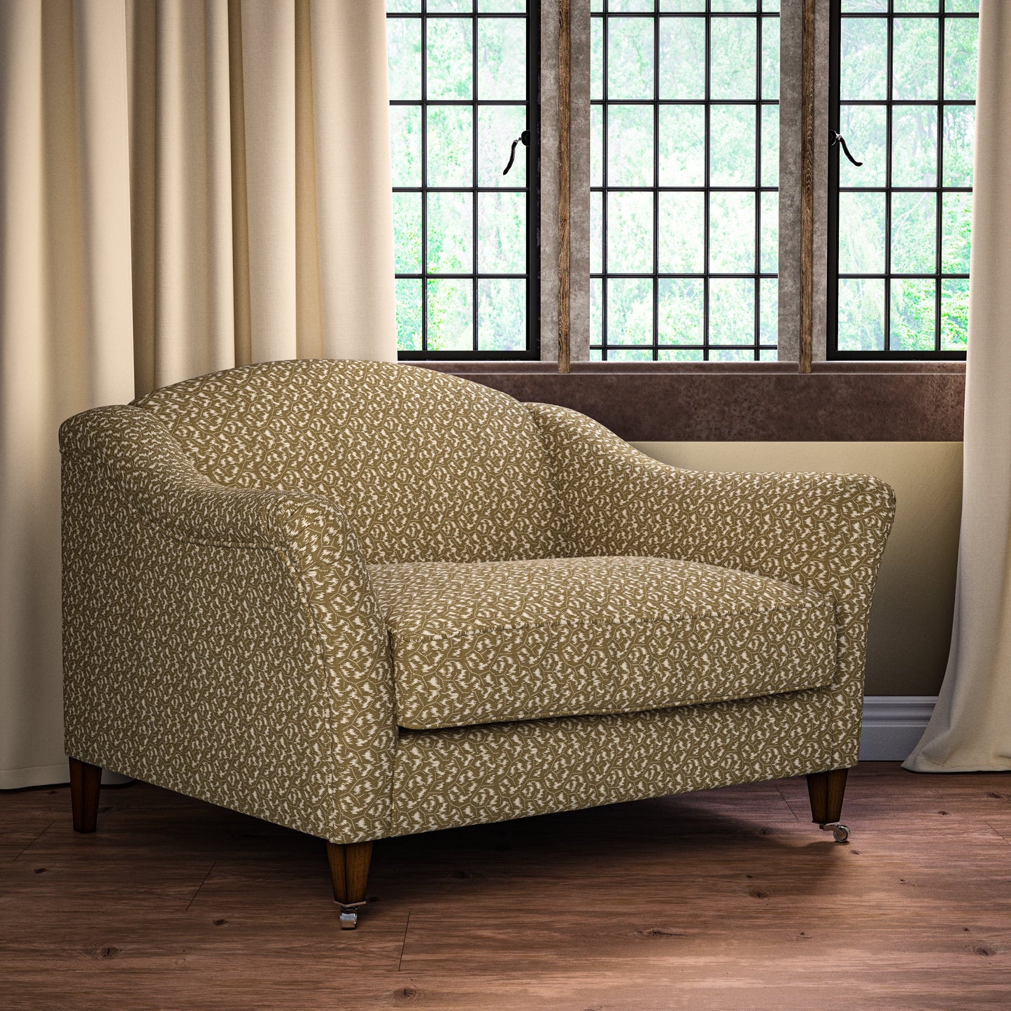 Tulkan Mustard Fabric