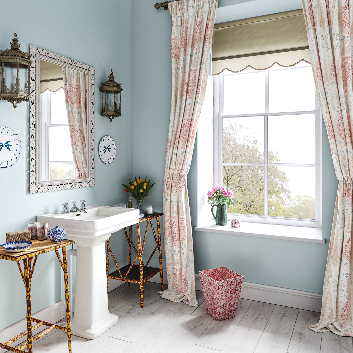 Vasari Blue/Pink Fabric